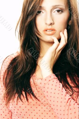 Long Haired Sexy Woman