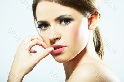 Portrait of a beautiful sexy woman