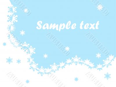 Snowflakes background Snowflakes background