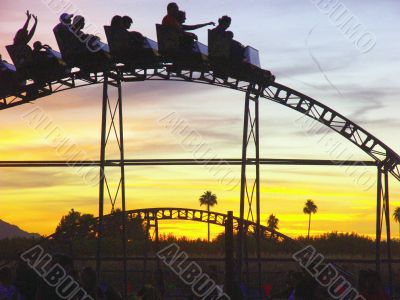 Sunsets and roller coasters