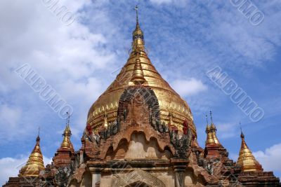 Stupas on the roof Stupas on the roof