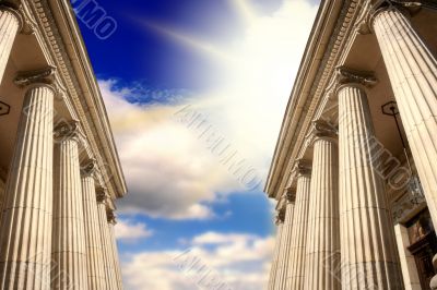 Greek pillars