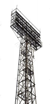 mast with projectors