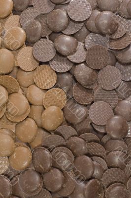 dark and milk chocolates