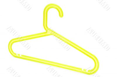 Plastic blue hanger