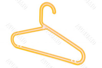 Plastic orange hanger