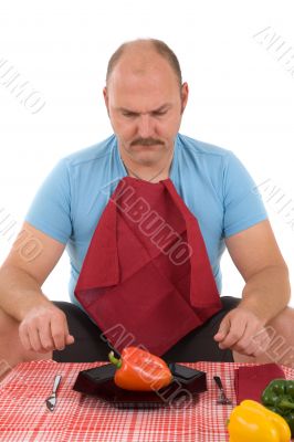 Unhappy dieter Unhappy dieter
