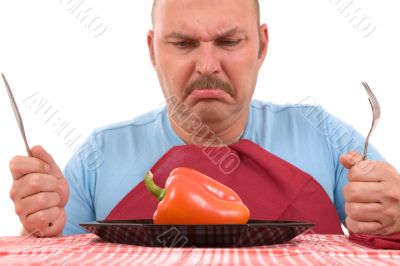 Unhappy dieter Unhappy dieter