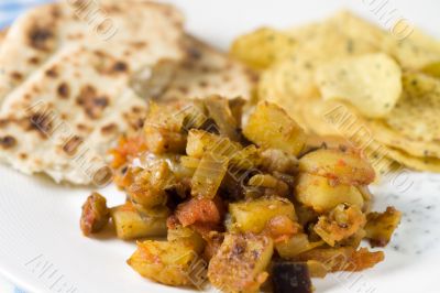 Simple Indian meal Simple Indian meal