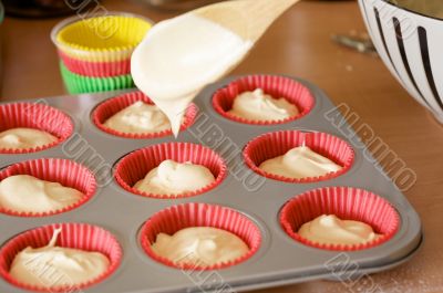 Baking cupcakes