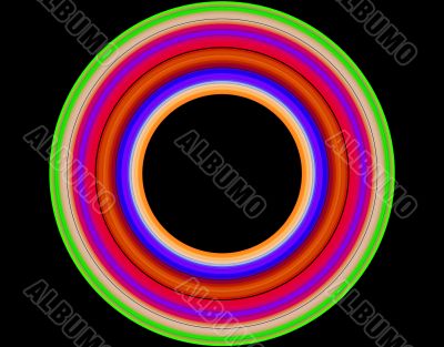 Iridescent ring Iridescent ring