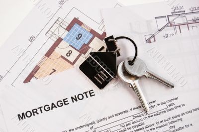 Keys on mortgage note