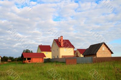 The house in a countryside