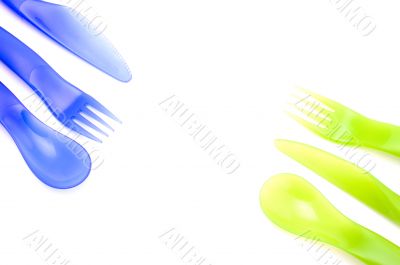 color plastic utensil