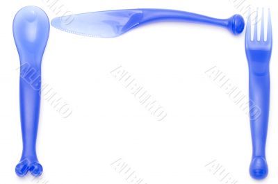 colored plastic utensil colored plastic utensil