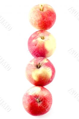 color apple closeup