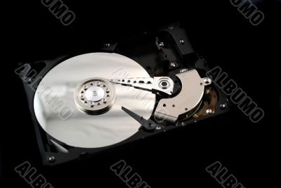 Hard drive interior