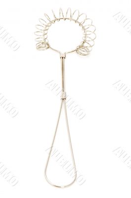 egg whisk close up