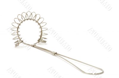 egg whisk closeup