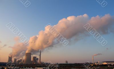steam of electric power plants