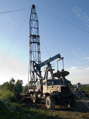 Drilling for oil