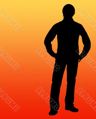 Guy silhouette