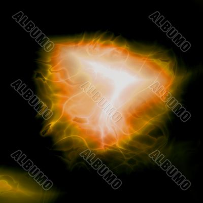 Energy aura abstract