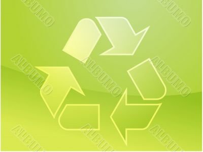 Recycling eco symbol