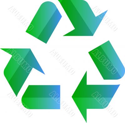 Recycling eco symbol