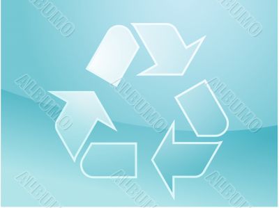 Recycling eco symbol