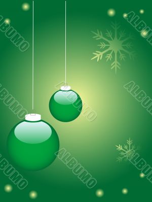 Green christmas background Green christmas background