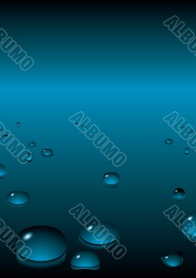 bubble background blue