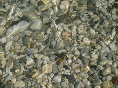 Smooth sea stone