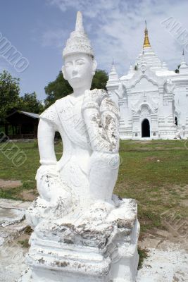 Statue and temple