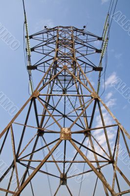 Power transmission pole