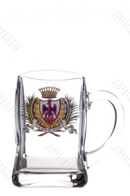 beer mug on white