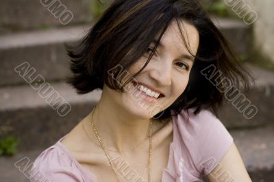 attractive smiling woman