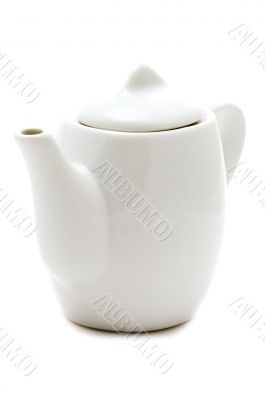 White teapot