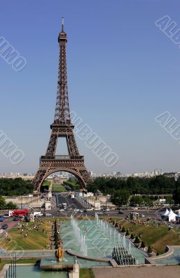 Eiffel tower in Paris