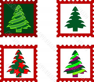Christmas Postal stamp