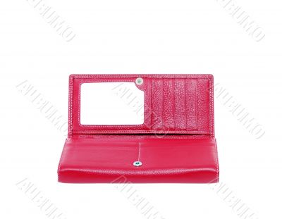 purse feminine red