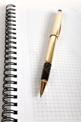 Pen and notebook Pen and notebook