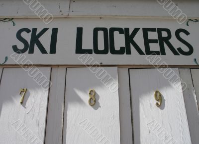 ski lockers