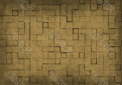 Grunge background with square tiles