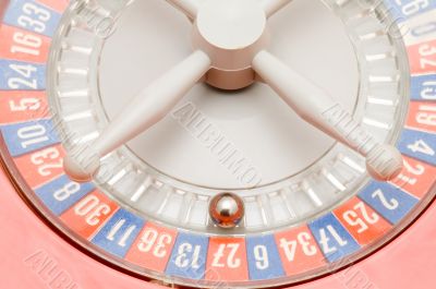 red roulette closeup