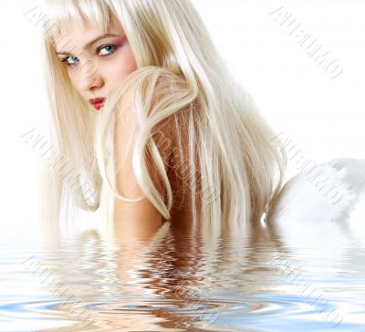 angel in water