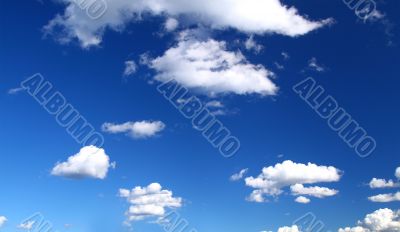 panoramic view of summer sky