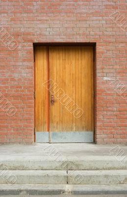 wooden door