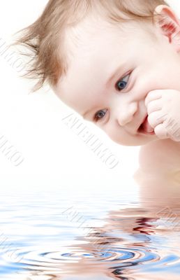 happy blue-eyed baby boy happy blue-eyed baby boy