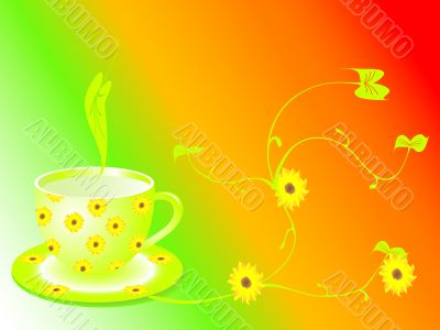 Abstract summer tea Abstract summer tea